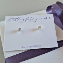 Cubic Zirconia Prom Earrings